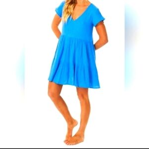 (S)💙Nordstrom The Vanity Room Blue Sweetheart🫶 Dress💙